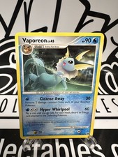 Vaporeon #34/100 NON HOLO Pokemon Majestic Dawn LP+ on eBay