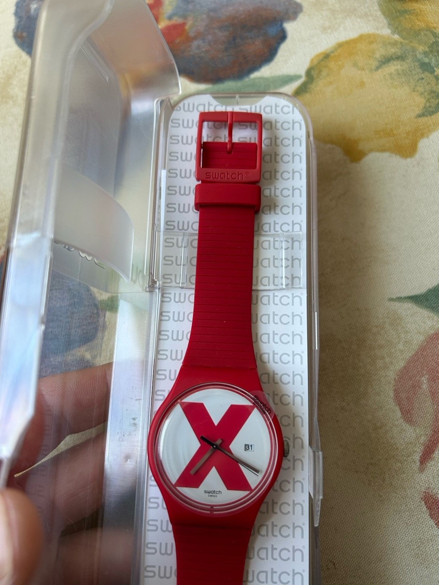 Swatch The Originals SUOR400 Xx-rated Red Watch for sale