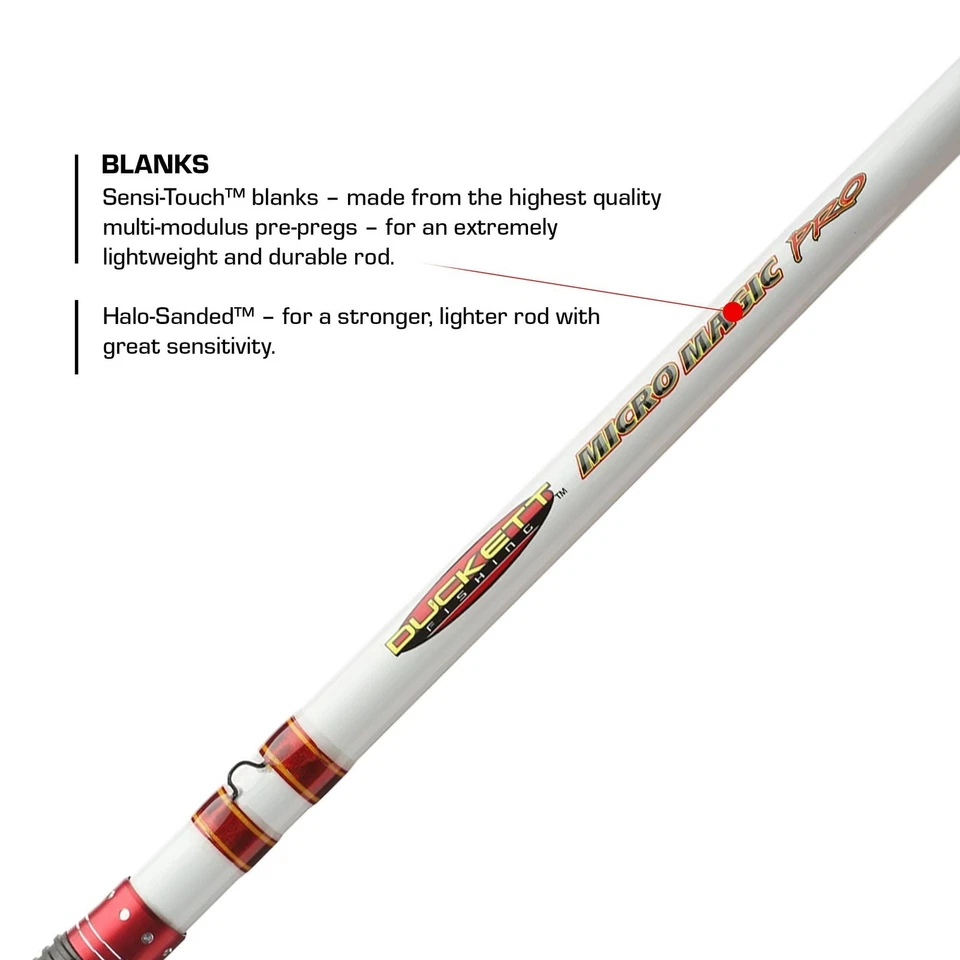 Cañas de pescar Micro Magic Pro | Microguías, espacios en blanco Sensi-Touch, carbono Foto 2 de 4