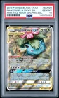 2019 POKEMON SM BLACK STAR PROMO #SM229 FULL ART/VENUSAUR & SNIVY GX PSA 10