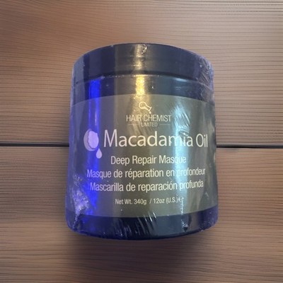Hair Chemist Macadamia Oil Deep Repair Masque 12 oz New & Sealed