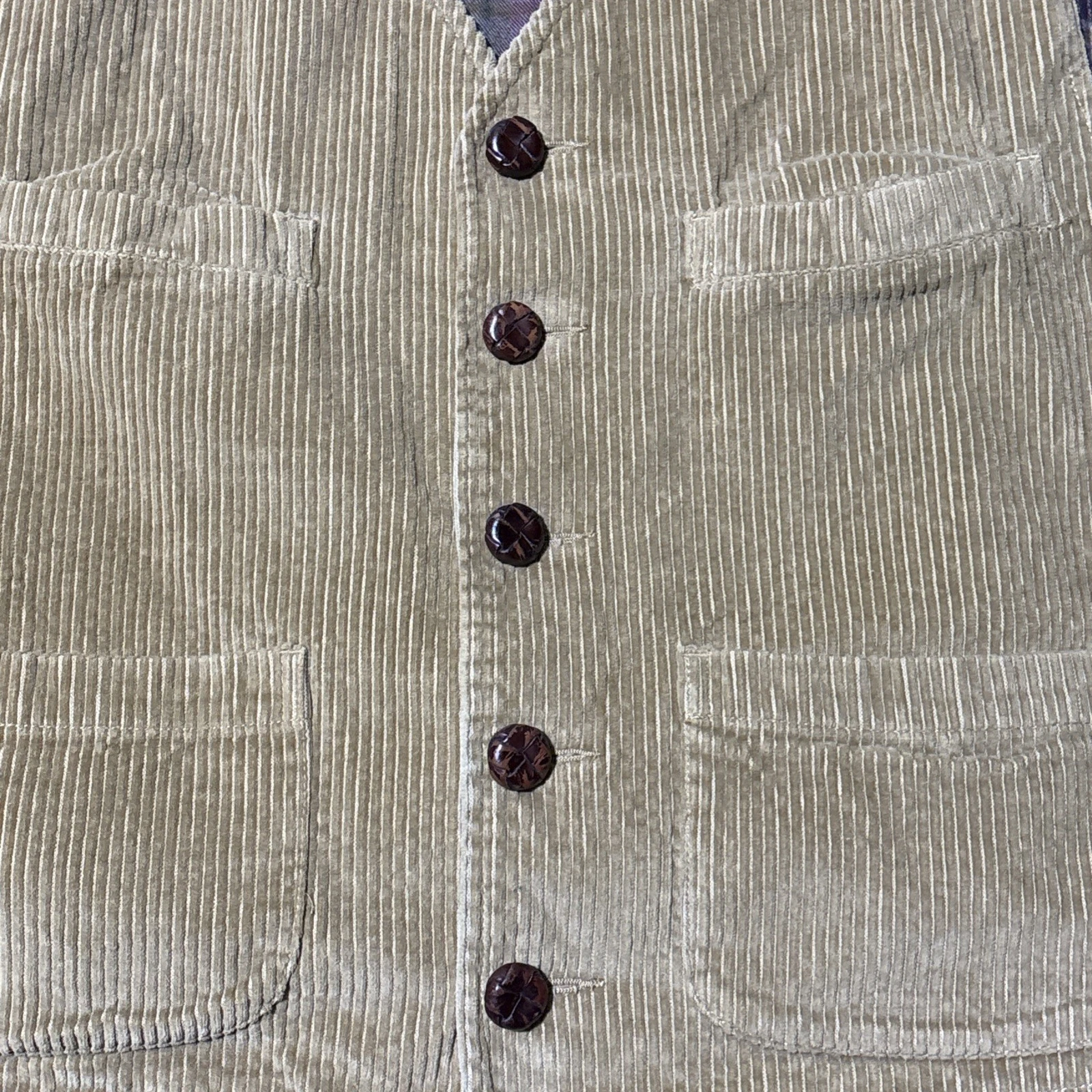 Vintage 1990’s Tommy Hilfiger Men’s Corduroy Knit Vest Size L/G - product detail image 4