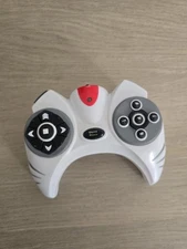 WowWee RoboRaptor Dinosaur Remote Control White Gray 2005 Demo Roam Tested