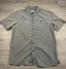 Backcountry Medium Gray Button Up Short Sleeve Shirt