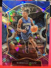 2020-21 Panini Select - Concourse Markelle Fultz #52 Blue White Purple Cracked I