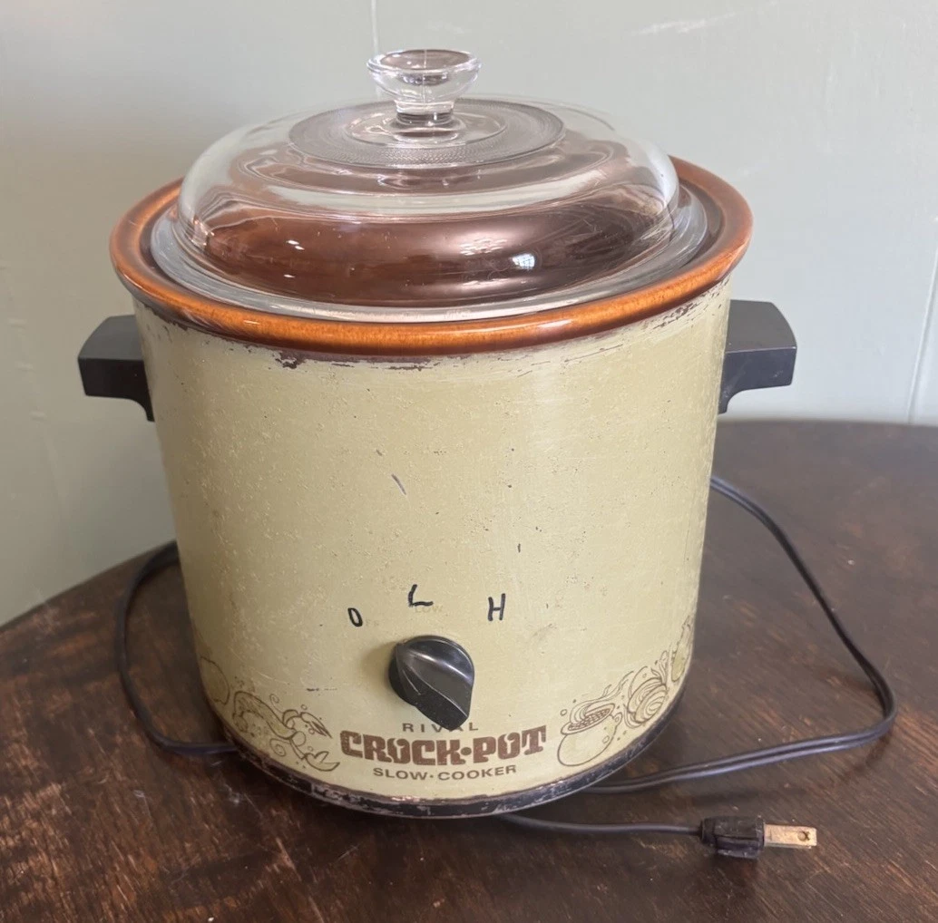 Rival Crockpot Slow Cooker 3.5qt With Glass Lid