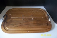 Vintage Ford Motor Co. 300-500 Award Club Wood Carving Tray ‘60’s-‘70’s