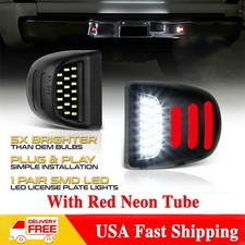 2pcs Led License Number Plate Tail Light For Chevy Silverado 1500 1999-2012 2013