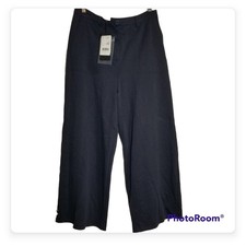 NWT Weekend MaxMara Navy Blue Jersey Trousers size XL