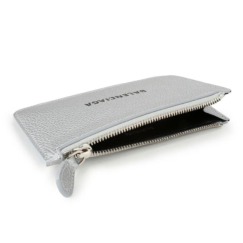 Balenciaga Card Case Cache Silver - image 4