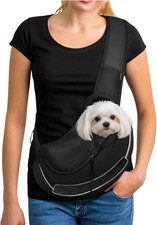 Pet Sling Carrier for 5-9 Lbs Small Dogs Cats Hands-Free Puppy Carrier with