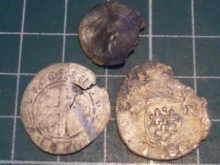 FRANCE ROYALES LOT de 3 MONNAIES en ETATS MEDIOCRES !