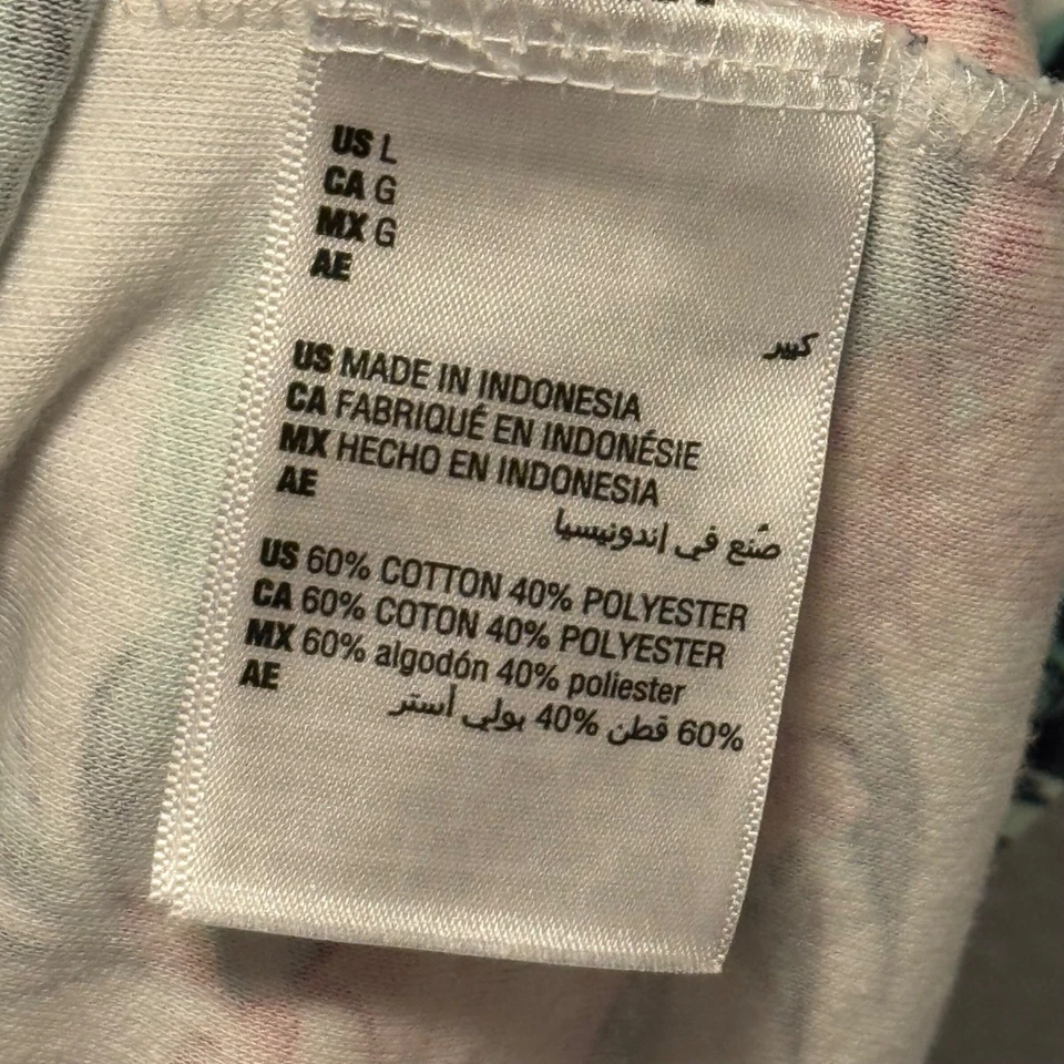 Vestido deportivo Karen Scott para mujer estampado floral talla L algodón/poliéster Foto 4 de 4