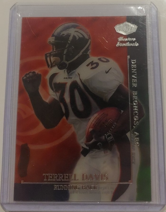 2000 Collector's Edge Masters Sentinel Silver Terrell Davis 1775/2000 