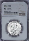 1955 Franklin Half Dollar 50c NGC MS64FBL
