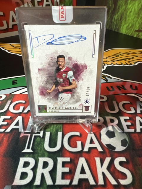 2019-20 Panini Impeccable PL Dwight McNeil Gold RC Rookie AUTO /10 Burnley EPL