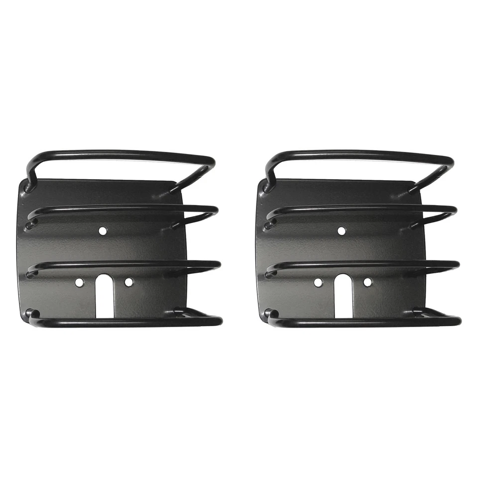 For Jeep Wrangler 1987-2006 Rugged Ridge Euro Style Black Tail Light Guards - Imagem 2 de 3
