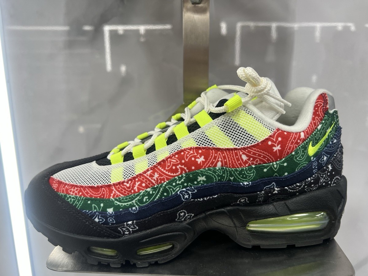 Presale Nike Air Max 95 OG Big Bubble Neon Paisley Bandana | eBay