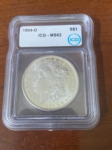 1904-O Morgan Silver Dollar, ICG MS62 **LESS THAN SILVER**