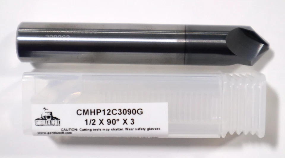 GORILLA MILL, 5/16-18 THREAD Pkg, F DRILL,1/2" CHAMFER MILL, 5/16 THREAD MILL - Image 3 of 4