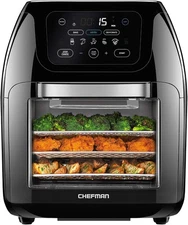 Chefman Multi-Functional Air Fryer 10L Black RJ38-10-RDO-V2-AM