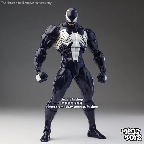 Mess Toys Lethal Neighbor Symbiote Suit Venom 1/12 Action Figure Model US STOCK image 13