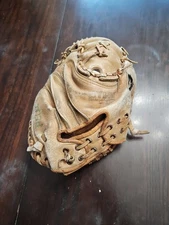 Vintage Japan Professional Model Baseball Glove Catchers Mitt Used Fast Shipping