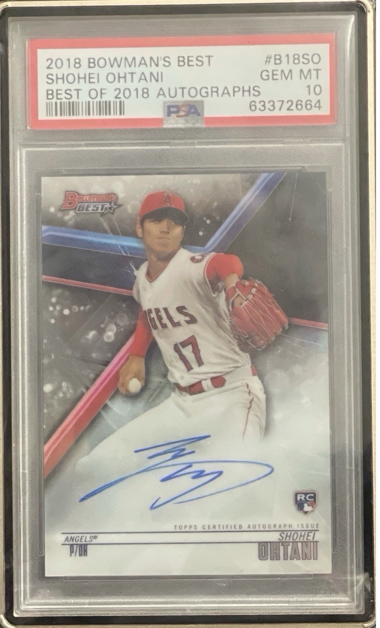 2018 Bowman’s Best Shohei Ohtani RC Auto PSA 10  🔥🔥🔥