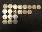20 Coin US Kennedy Half Dollar Lot 40% SILVER 1967-69