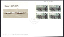 šCanada #667 ULpb "Calgary Centennial" Brand New 1975 First Day Cover