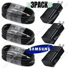 Adapter Fast Charger Type C With Phone Charging Cable For Samsung Galaxy Android