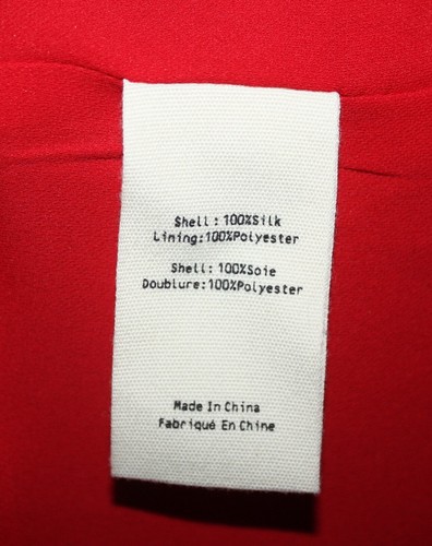 NEW L'Agence Taryn Red Silk Houndstooth Check Print Blazer Sz 2 NWT $750 - Picture 15 of 15