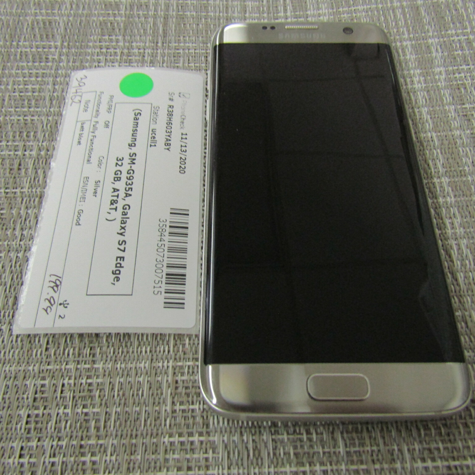 SAMSUNG GALAXY S7 EDGE, 32GB - (AT&T) CLEAN ESN, WORKS, PLEASE READ!! 39462 Nowy przyjazd, bezpłatna wysyłka