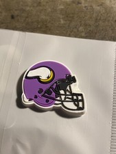 vikings team shoe charm , read description button back