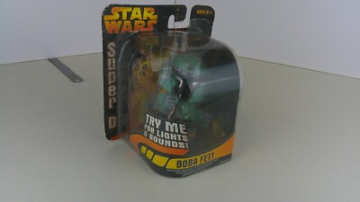 2005 Hasbro Star Wars Super D BOBA FETT  MOC   BIS