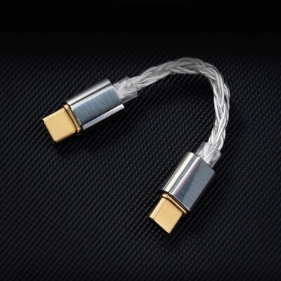 iBasso CB18 6N Single Crystal Copper Plated Silver OTG HIFI Decoding Small Tail
