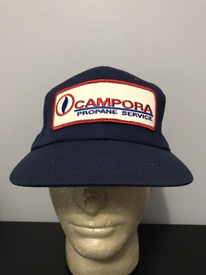 Vintage Baseball Cap Trucker Hat Snapback Campora Propane Service Lid Patch