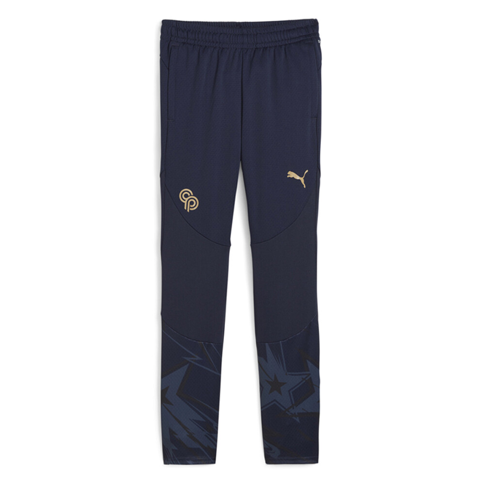 Тренировочные брюки Puma Cp для мальчиков, синие повседневные спортивные штаны 65896212