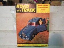 ROAD &TRACK Magazine JULY 1953:SINGER ROADSTER, HUMBER SUPER SNIPE, SUNBEAM,FIAT