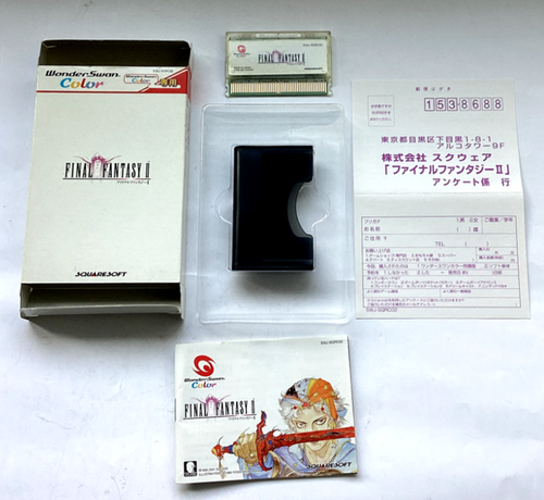 2000 WONDER SWAN COLOR PEARL PINK & FINAL FANTASY II Game (Very Good Condition) - Imagen 24 de 24