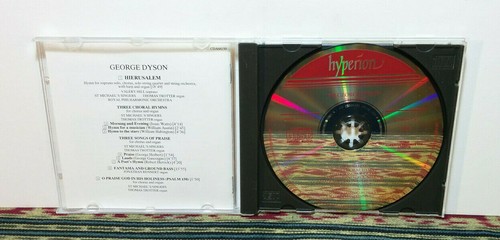 Dyson, Heirusalem and other Choral and Organ Music, CD Made in the UK, 1985, NM - Picture 2 of 2