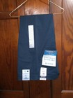 HAGGAR MEN'S PANTS FLEX FIT SIZE 32 X 30 DARK BLUE NEW WITH TAGS — photo 1