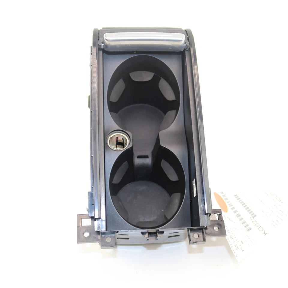 Portavasos de consola central negro Volvo OEM para S60 V60 XC60 Foto 3 de 4