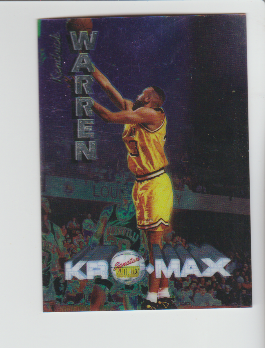 1994-95 Signature Rookies Kro-Max #50 Kendrick Warren RC, VCU Rams