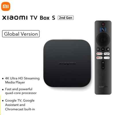 Xiaomi Mi Box S 4K Wireless Streamer Smart TV WiFi HDMI Streaming