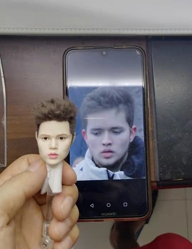 Customize 1:6 Planted Hair Head Sculpt For 12" Female Male PH TBL HT Figure Body - Picture 6 of 9