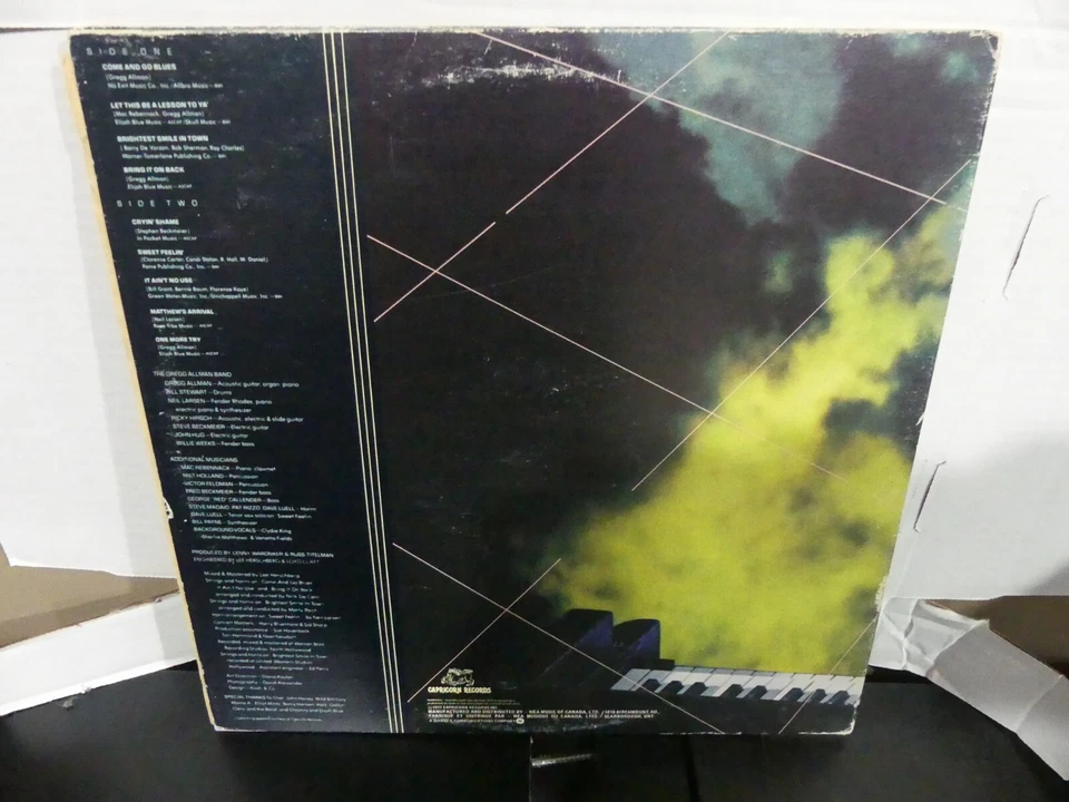 The Gregg Allman Band Playin Up A Storm ORIG 1977 LP Release CP0181 Vinyl VG+ - Image 2 of 2