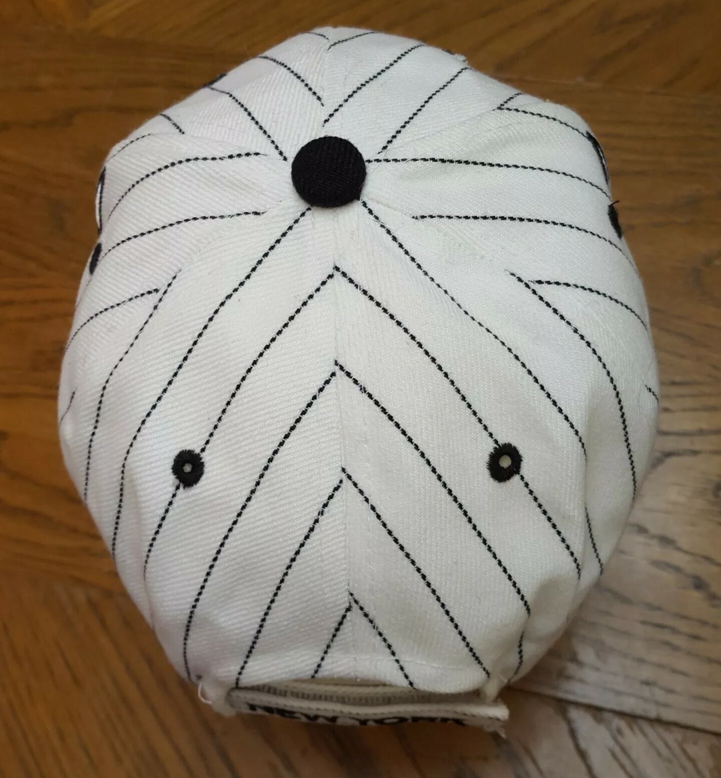 RARE CITY HUNTER NEW YORK YANKEES WHITE BLACK HAT Gem