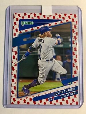 2021 Panini Donruss Baseball Justin Turner Presidential Collection #D /50