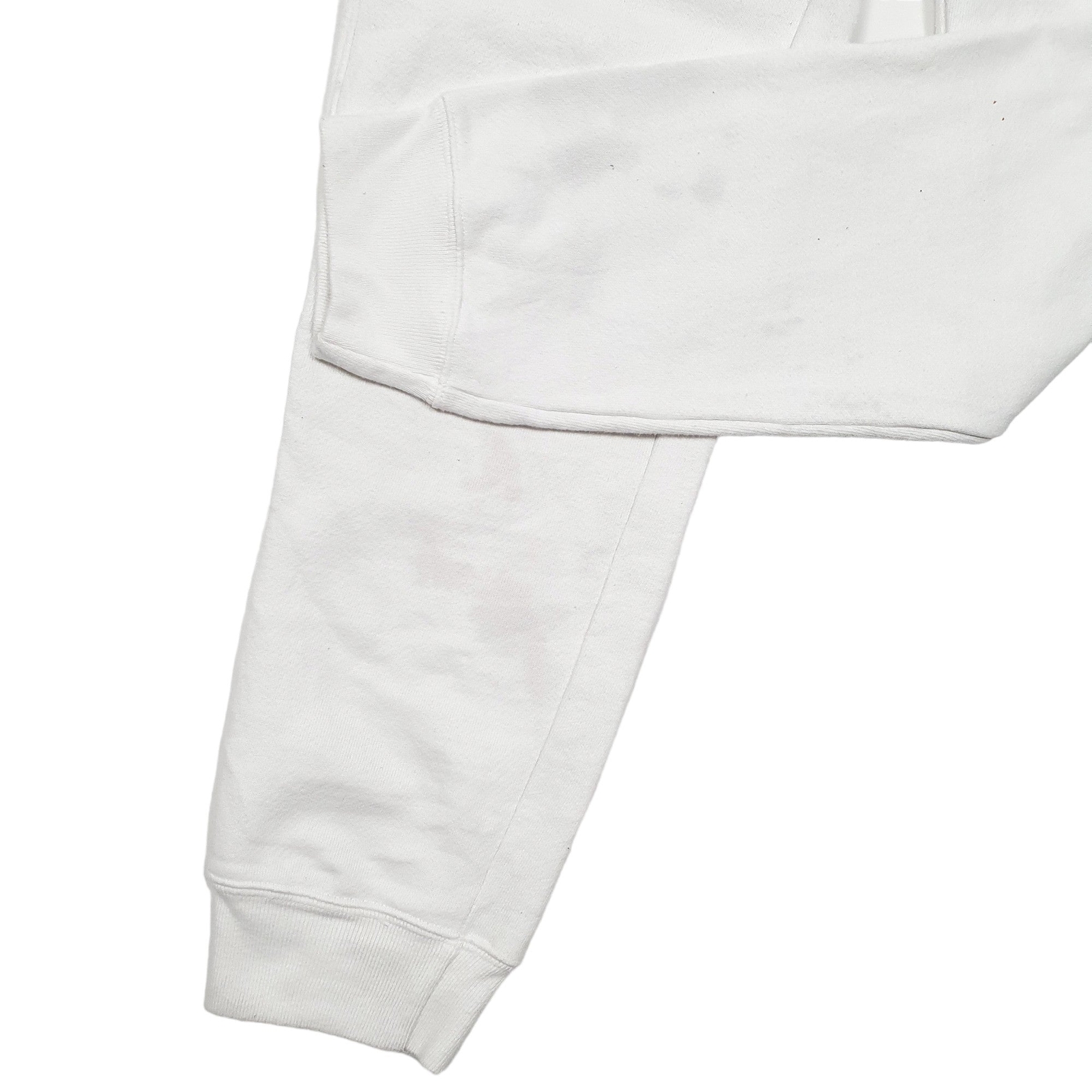 CHAMPION Reverse Weave Jogger Trousers Cotton White Mens W28 L29 image 4
